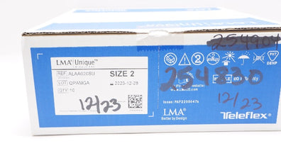 Teleflex ALAA020SU LMA Unique Laryngeal Mask Airway, Size 2 (x) - Box of 10